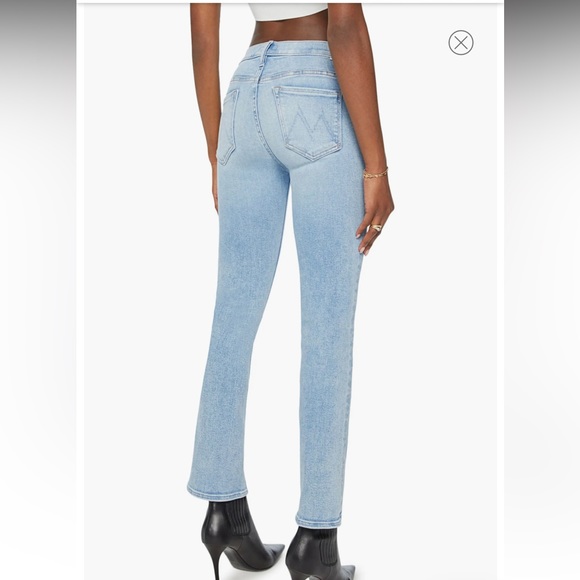 MOTHER JEANS 👖 The Insider Crop Straight Leg Jeans - Picture 2 of 4
